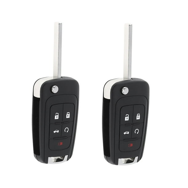 TopMax 4 Button Car Key Fob Replacement for Buick LaCrosse Regal