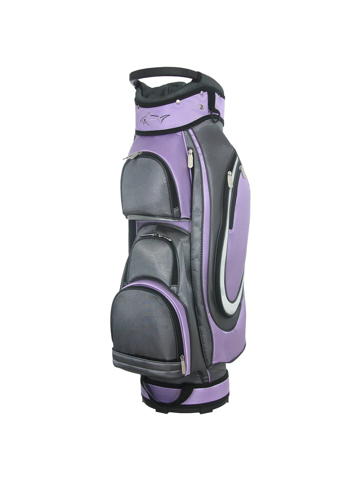 Greg Norman Golf Cart Bag, Black/Grey American Golf