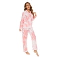 thumbnail image 6 of GLOBAL 100% Cotton Pajamas for Women Notch Collar Pjs Cozy Button Down Homewear with Pockets, Spring & Summer, 2-Piece, Sizes S to 3X, 6 of 7