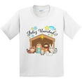 thumbnail image 3 of Inktastic Feliz Navidad Cute Nativity Scene Youth T-Shirt, 3 of 5
