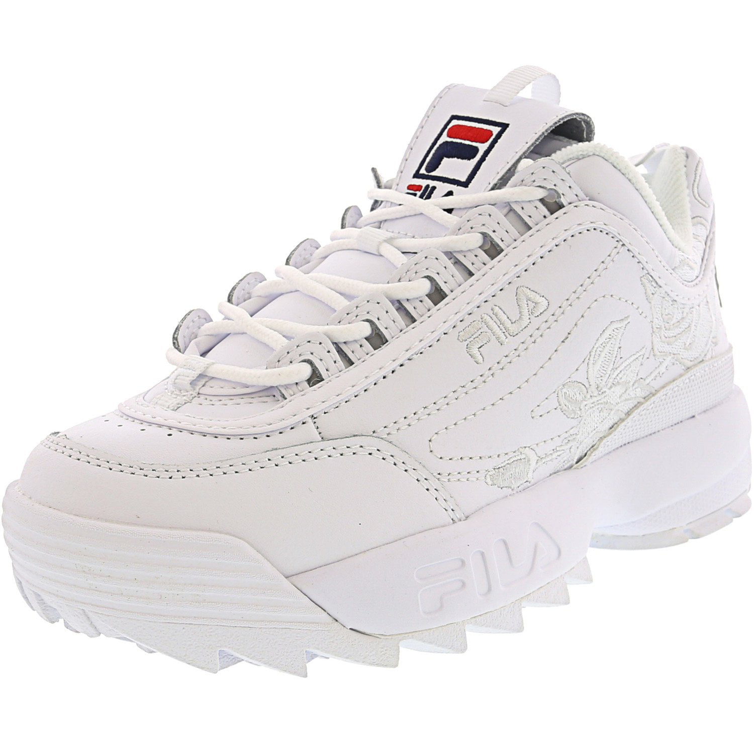 fila white high ankle shoes