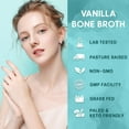 thumbnail image 4 of Zammex Bone Broth Protein Powder Vanilla 1 lb, Grass Fed Beef Bone Broth Powder With Collagen Peptides Type I & III, Keto Protein Powder, 41 Servings, 4 of 10