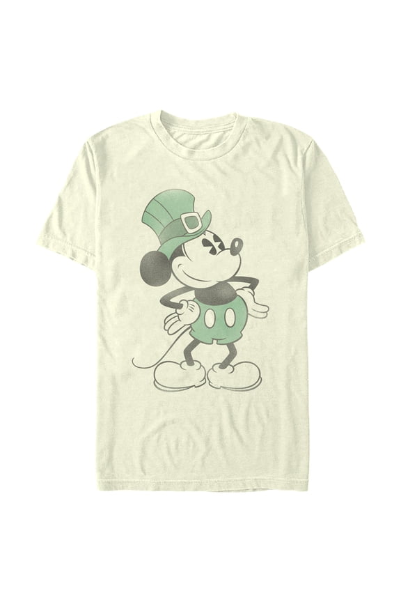 Men's Mickey & Friends St. Patrick's Day Leprechaun Pose Graphic T-Shirt
