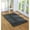 Gray, variant on Stye and Trend Hand Woven Cotton Rag Rug 24x36 Inch Multicolor Reversible Area Rug with Tassels, Washable Accent Rug for Living Room Kitchen Entryway Aqua
