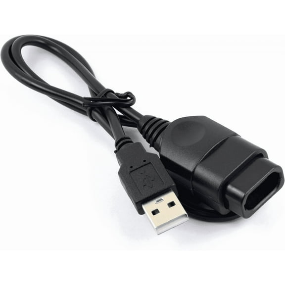 PC USB Adapter Cable for Original Gen.1 Xbox, USB Type A Male to Xbox Controller Converter Cord 20" Long