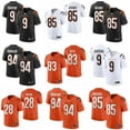 thumbnail image 2 of 20J Jerseys de football hommes femmes jeunes Cincinnati''Bengals''Jersey 9 Joe Burrow 28 Joe Mixon 83 Tyler Boyd 85 Tee Higgins 94 Sam Hubbard, 2 of 5