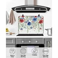 thumbnail image 5 of nqOlkjepod Large Induction Cooktop Protector Mat 28.5"x20.5", 4th of July Stove Top Covers for Electric Stove, Blue Red Spring Floral Independence Day Stove Burner Cover Mats, Glass Top Stove Cover, 5 of 8