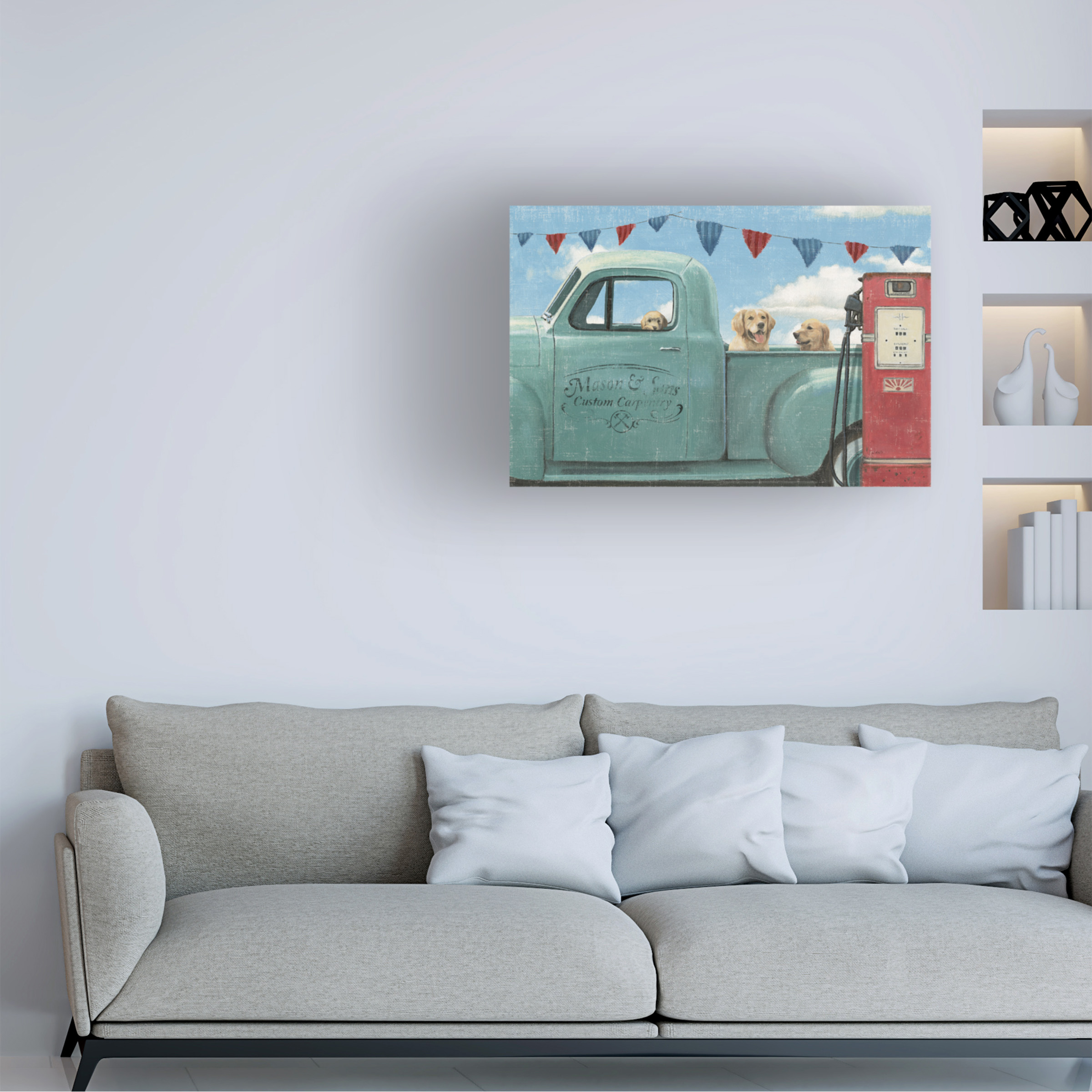 James Wiens 'Lets Go For A Ride II Crop' Canvas Art