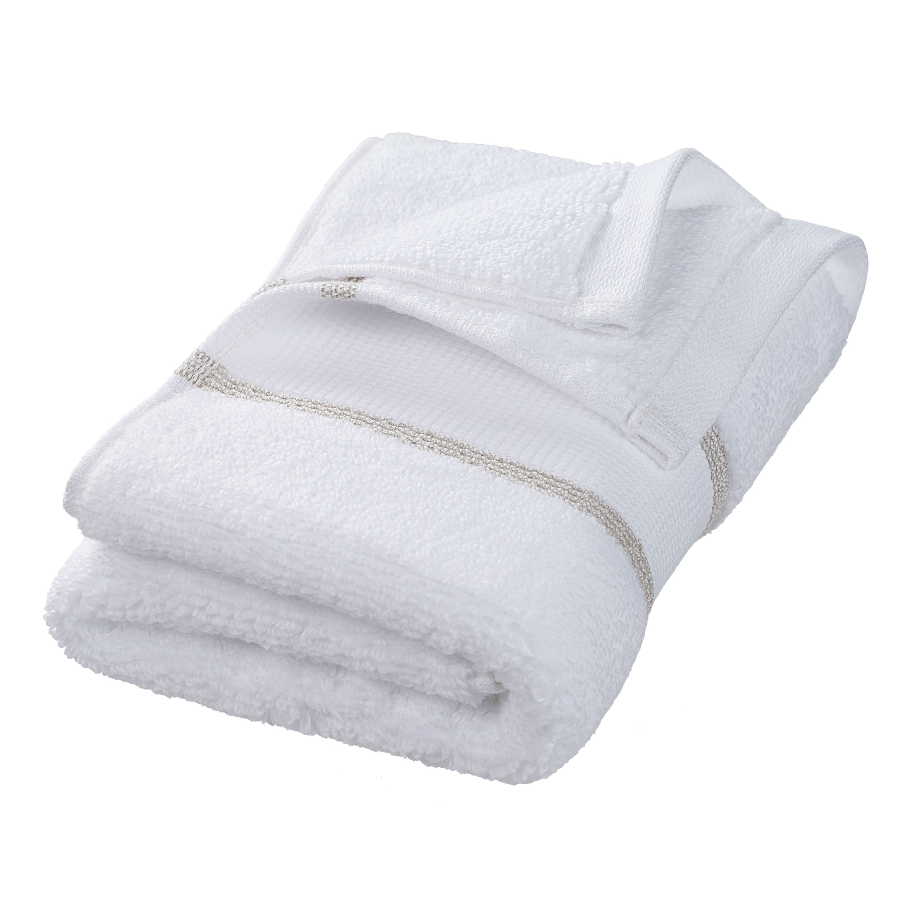 Hotel Style 6-Piece Egyptian Cotton Striped Bath Coordinate Towel Set, Birchwood