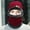 483_Red, variant on 1PC Hat+1PC Scarf Blue Polyester Winter Thermal Plush Hat Scarf Woolen Cap Cycling Windproof Cap Two-piece Suit