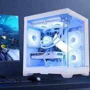 Hoengager RTX 5070 12GB Gaming PC - AMD Ryzen 7 5700X 3.4GHz, 16GB DDR4 RAM, 2TB SSD, 650W PSU, Software-controlled ARGB, Windows 11 -Prebuilt PC