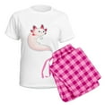 thumbnail image 5 of CafePress - Axolotl Women's Light Pajamas - Women's Short Sleeve Print T-Shirt and Pants Light Cotton Pajama Set, 5 of 7