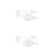 thumbnail image 2 of Eigraketly Gafas de natación para niños Gafas de natación con anillo de silicona profesional Blanco Blanco 2piezas Eigraketly CBP319025, 2 of 6