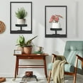 thumbnail image 5 of Wall Planter Vase,QZS Wall Mounted Plant Stands,Hanging Holders for Indoor Flower and Flower Pot,Arch Decor Shelf for Storage,2 Pack, 5 of 7