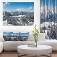 thumbnail image 1 of Austrian Alps Winter Panorama - Landscape Canvas Art Print, 1 of 3