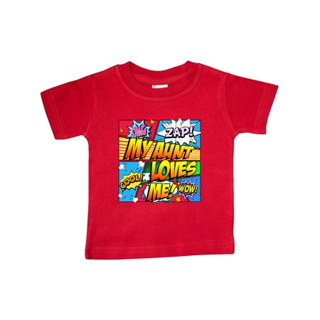 

Inktastic My Aunt Loves Me Gift Baby Boy or Baby Girl T-Shirt
