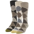 thumbnail image 2 of Gold Toe Men's 3-Pack Carlyle Argyle Crew Sock, 2 of 4