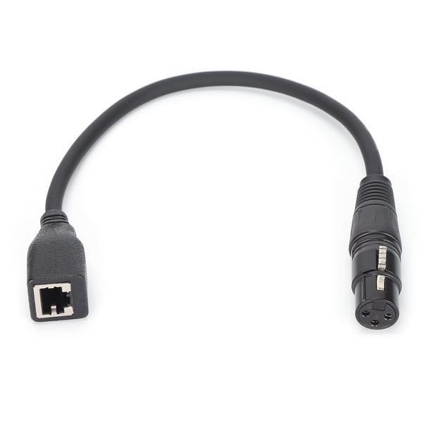 Cable XLR, Estructura Razonable, PVC, Mano De Obra Fina, Cable XLR De Cobre Sin Oxígeno A RJ45 Para Uso General Para Uso Profesional