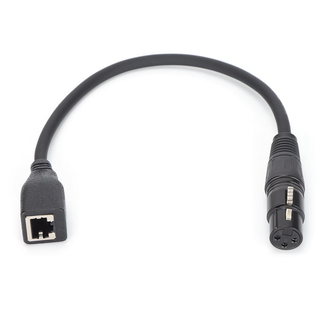 Cable XLR, Estructura Razonable, PVC, Mano De Obra Fina, Cable XLR De Cobre Sin Oxígeno A RJ45 Para Uso General Para Uso Profesional