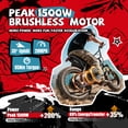 thumbnail image 5 of ESKUTE V101 Electric Bike for Adults & Teens 750W Peak 1500W, 28MPH, 48V 13Ah Battery, 16"x4.0" Fat Tire E-Bike, 7-Speed, Front Suspension, All-Terrain Ebike Black with Phonebag & Lock, UL2849, 5 of 9