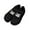 Black, variant on HAOTAGS Women's Lace-Up Front Wedge Mule Slides,Open Toe Backless Slingbacks Casual Women's Summer Shoes Black