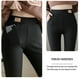 thumbnail image 2 of Forro Polar Para Mujer, Mallas Gruesas Elásticas De Cintura Alta Con Bolsillos, Pantalones De Yoga Cálidos Térmicos Para Invierno, Pantalones Para Senderismo Y Correr Serendint HA046943-01, 2 of 6