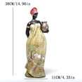 thumbnail image 2 of African Lady Figurines African Statues and Sculptures for Home Decoration Tabletop Ornament Modern Decors Accents Gifts, 2 of 8