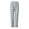 thumbnail image 3 of 50% off Clear!Jiyugala Women Pajama Sets Clearance $5 Women Casual Lapel Button Plaid Print Two Piece Long Sleeve Pajamas Pajamas Suit, 3 of 7