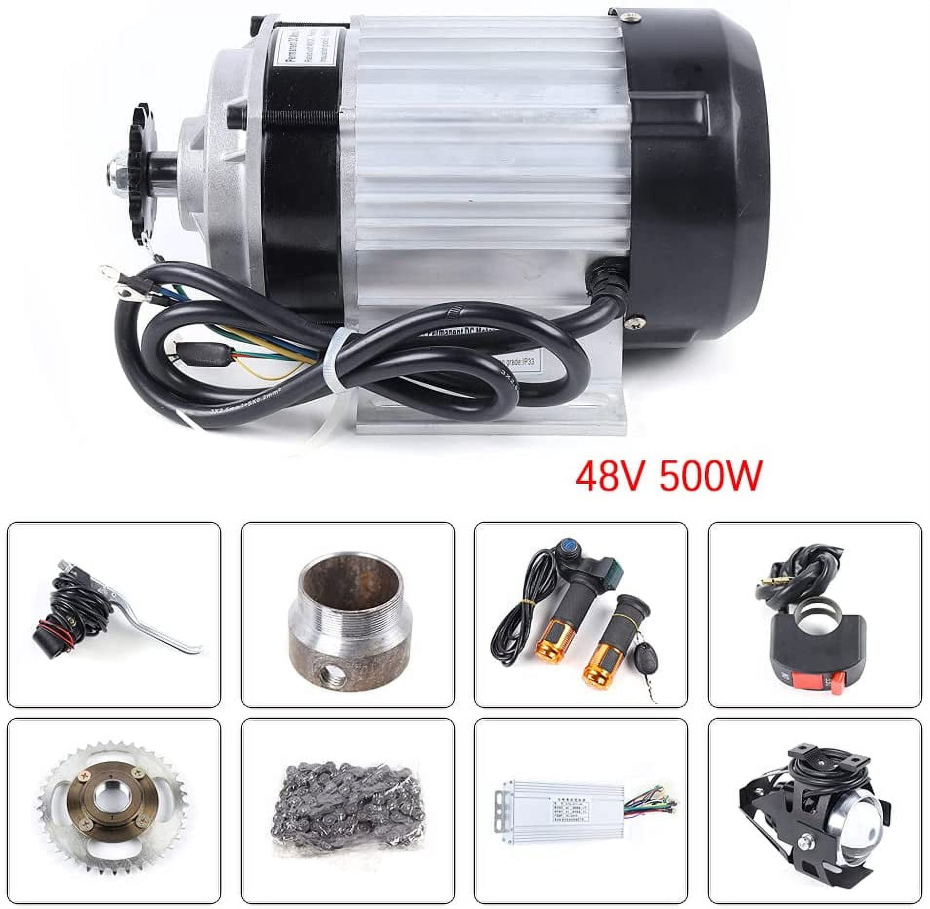 FETCOI 750W 500W 48V Electric Motor for Bicycle Brushless Motor E-Bike E-Tricycle Kit