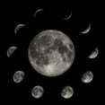thumbnail image 2 of Moon Phases Wall Mural by Wallmonkeys Peel and Stick Graphic (24 in W x 24 in H) WM153142, 2 of 4
