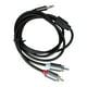 thumbnail image 4 of Cable auxiliar de 3,5 mm macho a 2 RCA Y macho, conexión estable, RCA Y 3M, 4 of 9