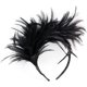 thumbnail image 1 of Song Qing Tocado de plumas para mujer, sombrero para fiesta de té, broche para el pelo, ramillete, diadema nupcial, sombrero Derby, cóctel, boda, 1 of 4