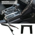 thumbnail image 1 of Gear  Panel Decor Trim, 3Pcs Black High Strength Gear Box  Replacement For  2016-2017 For Car Accessories, 1 of 8