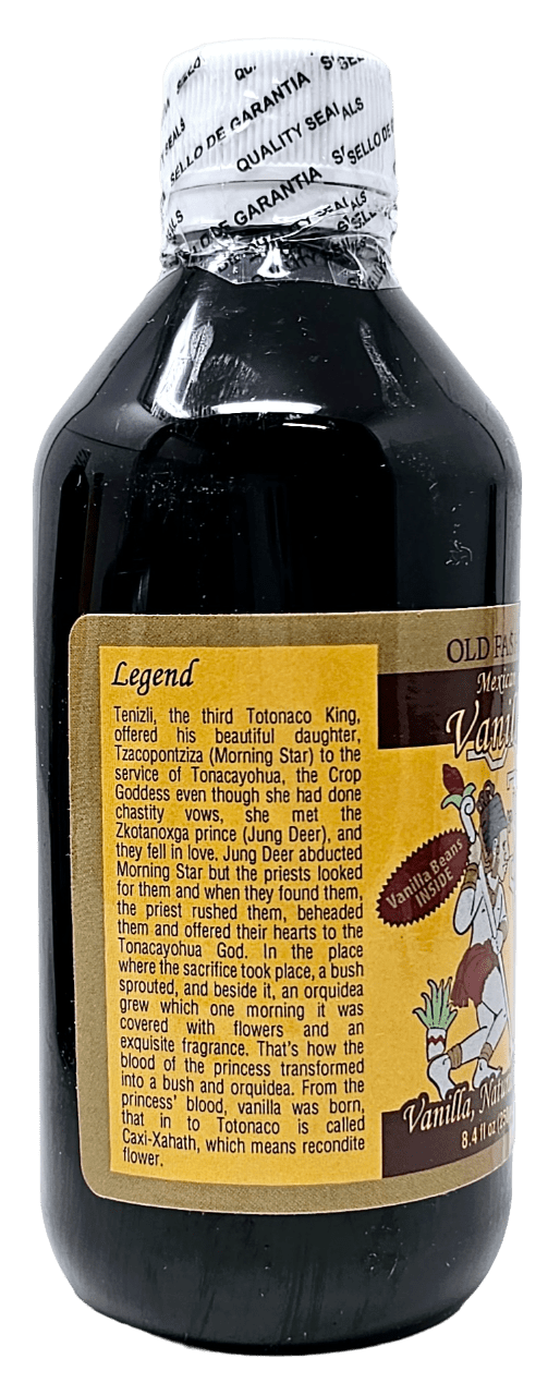 Usumacinta Pure Amber Mexican Vanilla Extract, 8.4oz, Made in Mexico