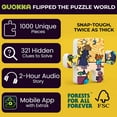 thumbnail image 6 of Quokka Jigsaw Puzzles for Adults 1000 Pieces with Hotel Wildeluxe Themed – 1000 Jigsaw Puzzles with Hidden Secrets & Audio Story, 6 of 7