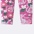 thumbnail image 6 of enyan Toddler Baby Girls Summer Clothes Smocked Short Sleeve T-Shirt Tops Ruffled Short Sets Cute Outfits 2Pcs,Purple,5 Years, 6 of 7