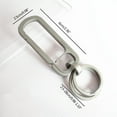 thumbnail image 5 of Lightweight for Alloy Keychain with for Key Carabiner Car for Key Chains Bottle Opener Quick-Release for Key Holder for Men Women Luxury Lettering Outdoor Tools, 5 of 20