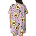 thumbnail image 6 of Rateoe Different Avocados Pattern Women's Short-Sleeved Pajama Set - 2 Piece Soft and Lightweight Sleepwear Set-XX-Large, 6 of 7