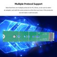 thumbnail image 4 of NGFF NVME AHCI SATA SSD tarjeta de protección M2 B + M ranura para llave SSD interfaz de disco duro JShteea  El nuevo, 4 of 9