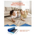 thumbnail image 2 of Floor Underlayment 400 sq ft, 3mm Laminate Padding with Vapor Barrier, Soundproof Wood Underlayment for Vinyl, Wood Floors (2 Rolls), 2 of 6