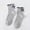 7-Grey-A, variant on Yuanlong Womens Socks Solid Color Cute Bow Ruffled Knit Mid Length Socks Spring Winter Casual Breathable Medium Stockings