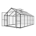 thumbnail image 6 of VEIKOUS 8' x 10' Outdoor Walk-in Greenhouse, w/ Metal Frame, Lockable Door and Adjustable Vents for Patio, 6 of 13
