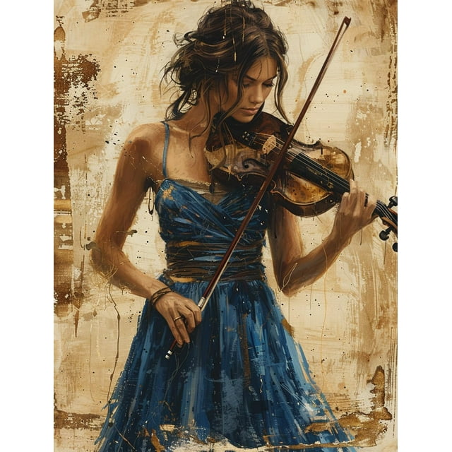 Violinist 500 Pieces Puzzle for Adults Educational Intellectual Jigsaw Puzzle Careers puzzles for adults Fun Game