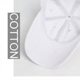 thumbnail image 4 of 2 Pack Baseball Cap Hat for Men & Women, Adjustable Cotton Dad Hat for Running, Sports, Outdoor Activities, Unisex One Size, 4 of 5
