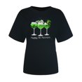 thumbnail image 4 of Pntutb T-Shirts à Manches Courtes Grande Taille pour Femmes T-Shirt Décontracté à Col Rond Imprimé pour la Saint-Patrick pour Femmes, 4 of 5