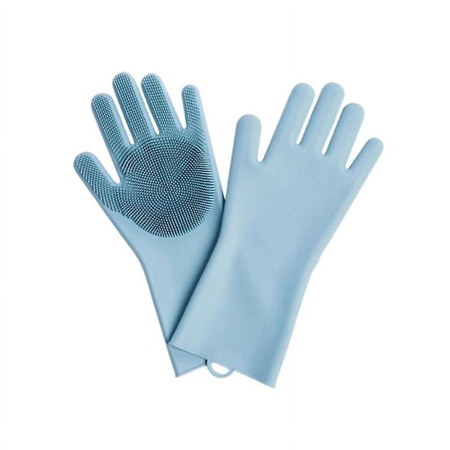 Guantes de goma limpios, 1 par de guantes de látex Natural, guantes de trabajo resistentes al desgaste
