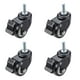 thumbnail image 1 of Minnieouse 4 piezas de ruedas giratorias de 2 pulgadas con vástago giratorio, ruedas de carro silenciosas roscadas de 360 ​​grados, componente de Viajes, Equipaje y Accesorios Varios Minnieouse AP018183-01, 1 of 6