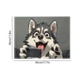 thumbnail image 3 of DefiDgd Cute Dogs Animals Pattern Placemats,Washable Resistant Non-Slip Table Mats Tableware Place Mats for Home Kitchen Party Dining Home Decor(D), 3 of 6