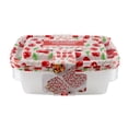 thumbnail image 2 of Cook with Color 12-Piece Food Storage Set, 1000ml Rectangular Containers with Printed Lids, Dishwasher Safe, Cherry, 2 of 5