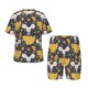 thumbnail image 1 of Balery Mouse Cheese Conjunto de Pijama Infantil de Manga Corta con Estampado – Ropa de Dormir de Algodón Suave-Medium, 1 of 6